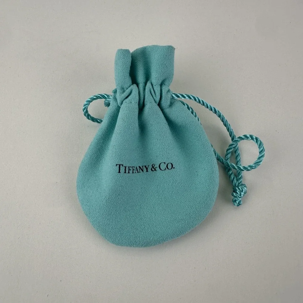 Tiffany & Co. Return to Tiffany Rubedo & Silver Mini Double Heart Necklace 16